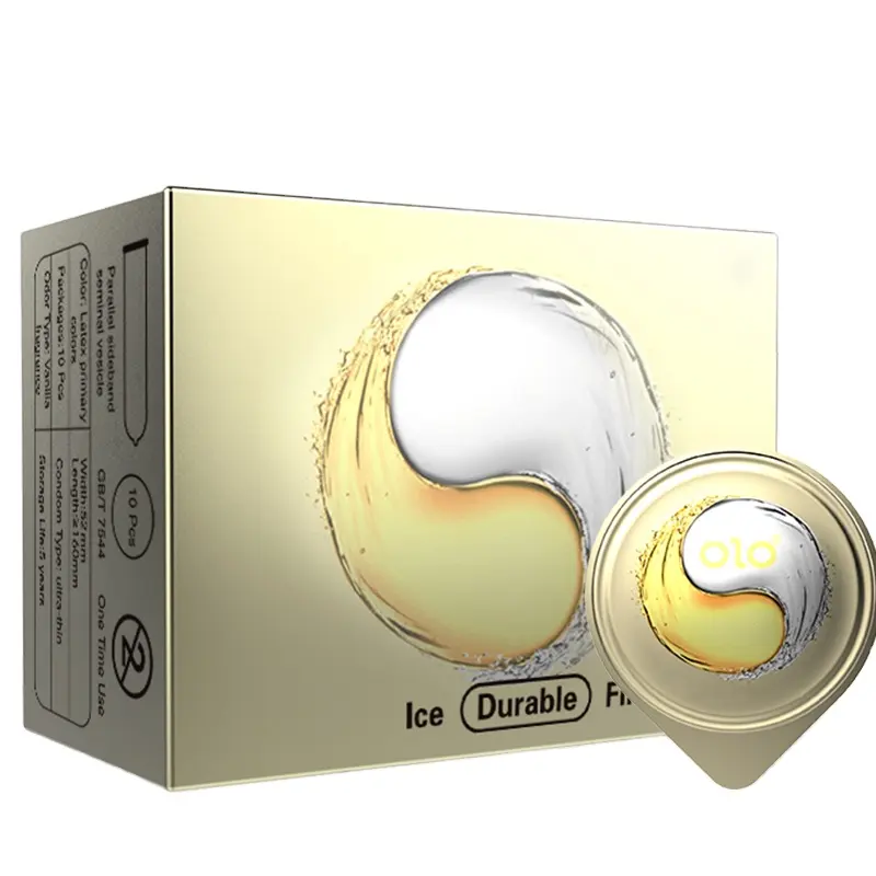 Offre Spéciale Olo marque jetable réutilisable en Latex de caoutchouc biodégradable Logo personnalisé tasse de nuit préservatif pour boissons avec 10 pièces/boîte
