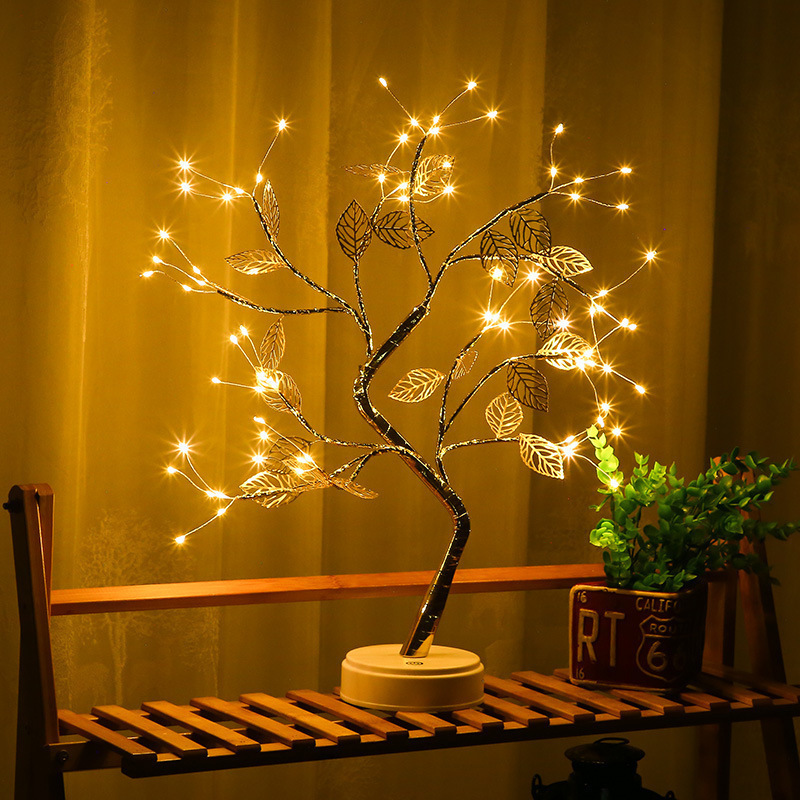 72l golden-leaf tree light-golden branch warm light