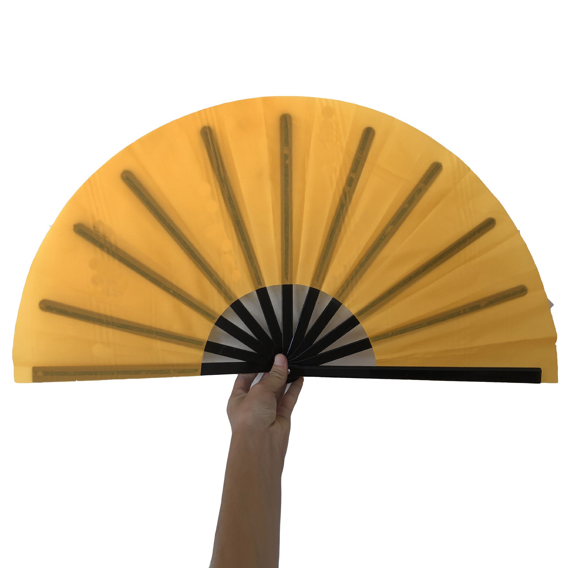 Naranja con mango negro.