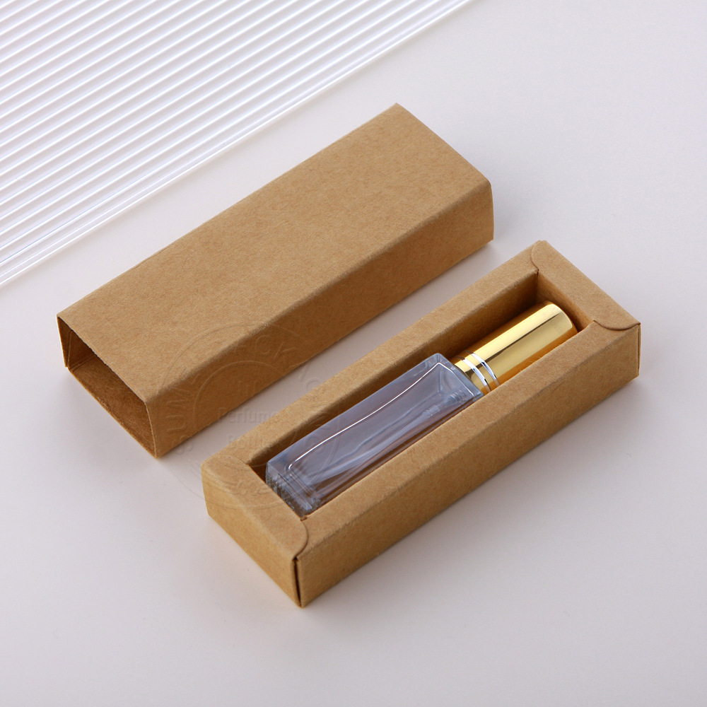 Golden double line+brown box
