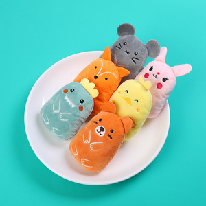Hierba gatera llena de gatos arrugados para interiores, juguetes interactivos para gatitos, juguetes de dentición para gatos de peluche suave - Product Image 3