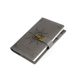 A5 200page Retro Password Book <strong>With</strong> <strong>Lock</strong> and Pen Diary Thickened Creative Hand Ledger Student <strong>Notepad</strong> Stationery <strong>Notebook</strong> Binder - Product Image 1