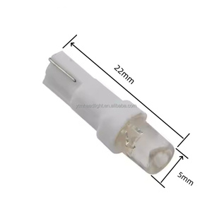 T5 1LED Bulb Auto Instrument Light DC 6-6.3V/<strong>12V</strong> 0.06W 8-10LM <strong>LED</strong> Car Signal Light Indicator Light Pilot Lamp - Product Image 4