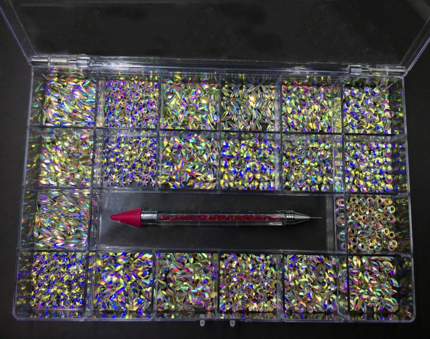 Back-1000pcs AB Gold