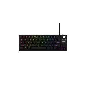 Aikun GX370L3 Teclado para juegos con cable, retroiluminación de 3 colores, interruptor de goma silencioso de 70 teclas, compatibilidad con varios sistemas operativos, ajuste de volumen - Product Image 1