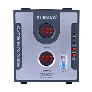 Regulador de voltaje estabilizador SVC AVR 500VA 0 5KVA, potencia 100, salida multifuncional RUIKANG, entrada de origen, regulador de voltaje