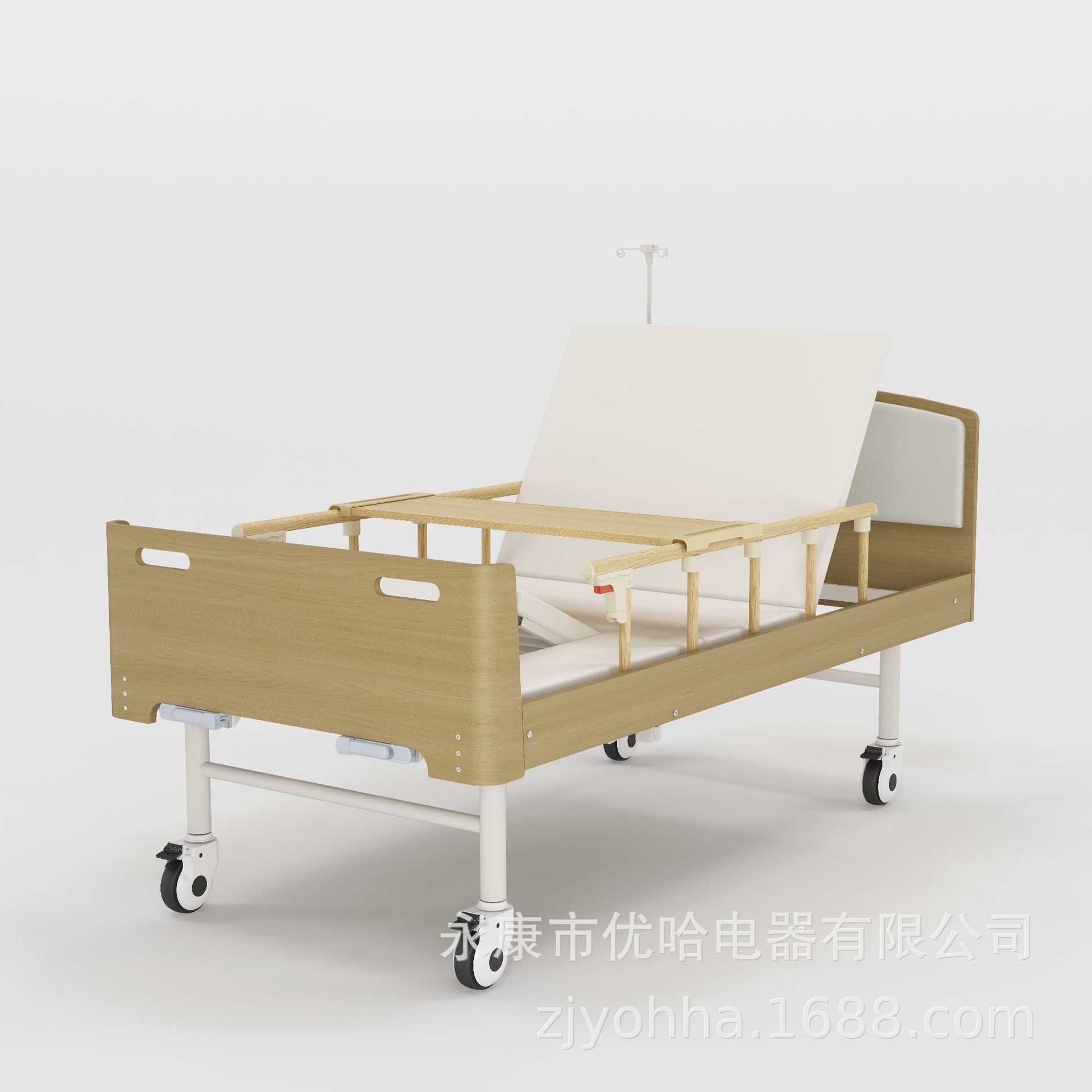 Modèle de base mi-incurvé en bois massif + roulettes