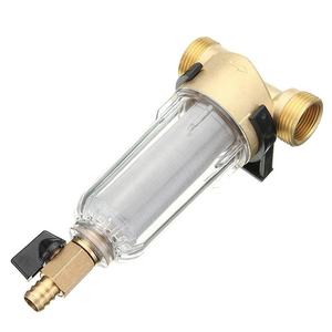 黄铜自来水净化器沉淀物预过滤器40微米5000升/小时全屋预过滤器净水器