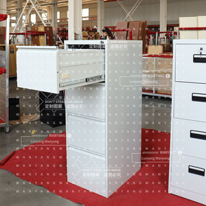 热卖抽屉立式文件柜4抽屉kd结构文件存储办公室钢 - Product Image 2
