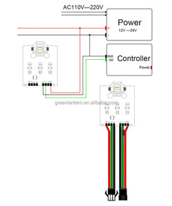 WS2811 светодиодный пиксельный модуль 65x40 мм DC12V 10 Вт адресуемый RGB одиночный высокомощный модуль для освещения световой коробки