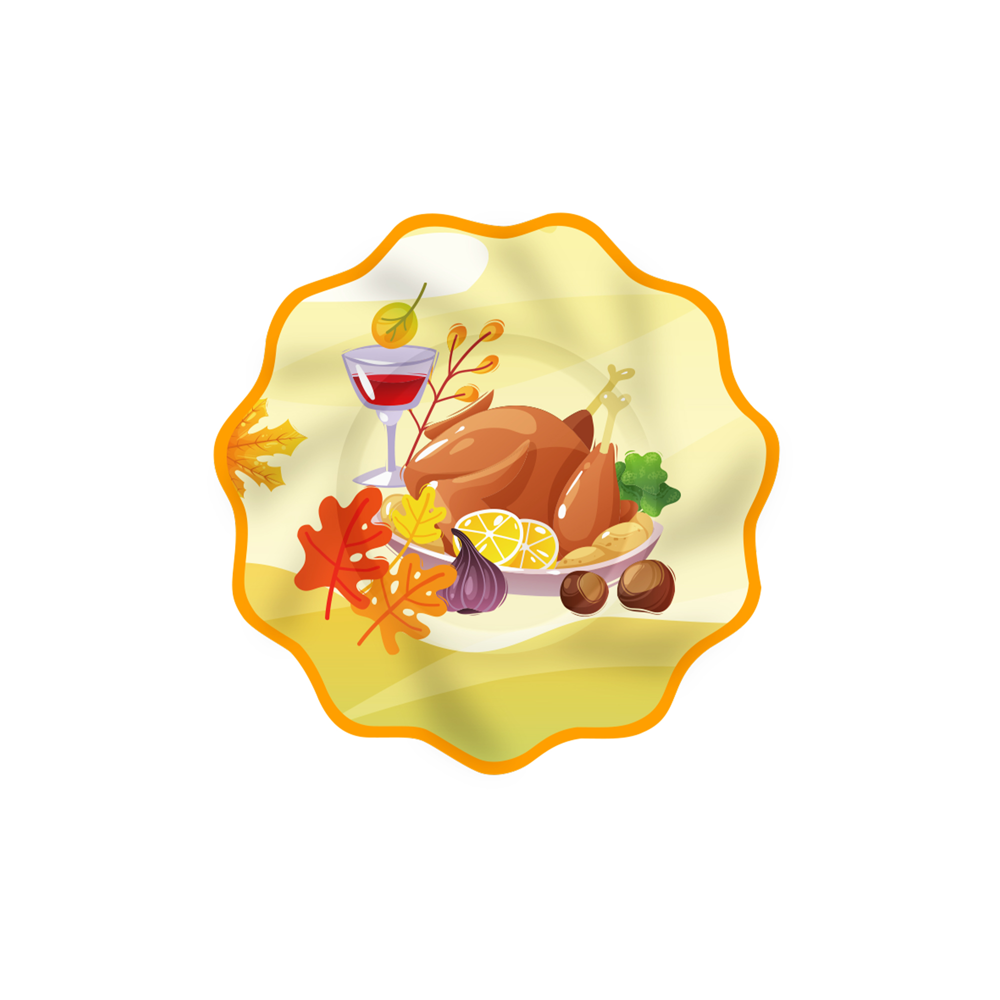 จานกระดาษ 8.5 นิ้ว * 8 ชิ้น