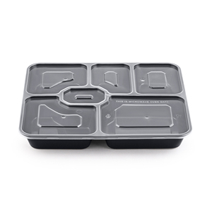 Hộp Đựng Mang Đi Nhà Hàng Phun <span class=keywords><strong>PP</strong></span> An Toàn Dùng Trong Lò Vi Sóng Dùng Một Lần Hộp Đựng Thực Phẩm Cắm Trại Hộp Cơm Bento Có Nắp - Product Image 2