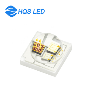 พลังงานสูงวงเล็บเซรามิก3วัตต์สีแดงสีเขียวสีฟ้านำชิป3 IN 1 SMD 3535 RGB นำ