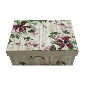 Großhandel dekorative benutzer definierte versch achtelte Geschenk box Rechteck Pappe Aufbewahrung boxen Set Verpackung Papier boxen - Product Image 5