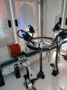 CCD可視検査機自動光検出器をテストする産業機器
