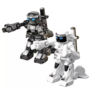 Robot de combate de Control remoto para niños, Robot humanoide de combate de 2,4G, dos mandos de Control, Boxeo Real, experiencia de lucha, regalo