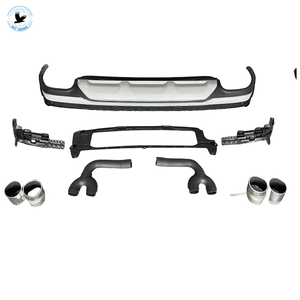SQ7 Body <strong>Kit</strong> for <strong>AUDI</strong> Q7 4MB 4MG Include Front Bumper Grilles Exhaust Tips Rear Diffuser - Product Image 4