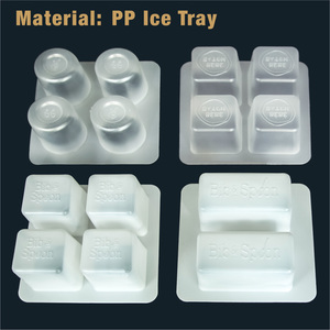 Tùy chỉnh bảo vệ môi trường cấp thực phẩm PP nhựa <span class=keywords><strong>ICE</strong></span> <span class=keywords><strong>CUBE</strong></span> bao bì khuôn hình chữ nhật vỉ quá trình - Product Image 5