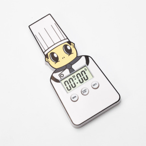 Từ nhà bếp hẹn giờ đầu bếp thiết kế mini xách tay nhân vật hoạt hình màu trắng với chuyển đổi đếm ngược dễ dàng sử dụng dễ thương nhà bếp tiện ích - Product Image 3