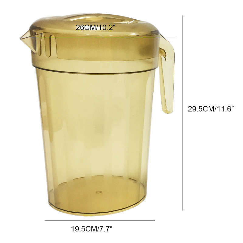 5.0L water bottle lid, brown color