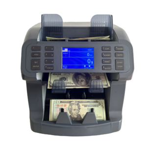 UV/MG/RGB/IR IMG Detect Multi currency Mix Value 2 bolsillos Máquina contadora de efectivo Contador de billetes Contador de dinero Contadores de billetes - Product Image 1