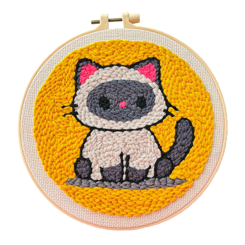 3-Incluye bastidor de bordado + dibujo tutorial en inglés