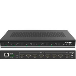 18Gbps 4x4 <strong>hdmi</strong> <strong>matrix</strong> Switch 4k Poe <strong>hdmi</strong> Video Wall Controller Multiviewer Seamless Switch <strong>matrix</strong> for Home Theatre System - Product Image 2