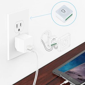 Tuya Zigbee 3.0 Mini akıllı DIY anahtarı 6A 2 yollu kontrol akıllı ev röle otomasyon kesici ABS duvar anahtarı akıllı hayat çalışır - Product Image 6