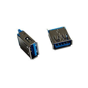 USB 3.0母头a型插座连接器端口高速usb有线连接器产品，用于数据传输充电
