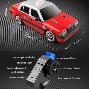 Yeni 2.4G MN-38 1: 16 Drift uzaktan kumanda model araba 50mins kullanarak zaman elektrikli rc araba taksi elektrikli araba çocuklar için - Product Image 5