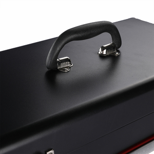 热卖可锁多用途工具箱工具箱，带一个抽屉便携式钢制工具箱 - Product Image 3