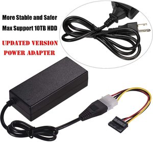 SATA PATA <strong>IDE</strong> Drive to <strong>USB</strong> 2.0 Adapter Converter Cable for 2.5 3.5 Inch Hard Drive Disk with External AC Power Adapter - Product Image 6