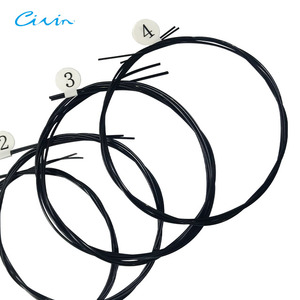 Wholesale Price OEM Bulk Stringed Instrument Accessories Musical <strong>Strings</strong> 70/20 Black Nylon Core Ukulele Guitar <strong>String</strong> - Product Image 1