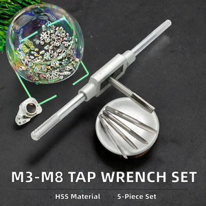 Hướng dẫn sử dụng tap cờ lê đặt 5 mảnh M3-M8 Hướng dẫn sử dụng khai thác Die & tap cho home & chuyên nghiệp sử dụng - Product Image 3