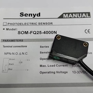 Sensor fotoeléctrico difuso de distancia de detección de rango de 1m con sensores ópticos de luz infrarroja de luz roja - Product Image 5