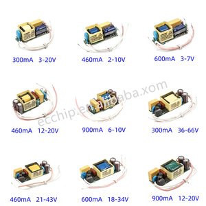 Yüksek güç LED çip ışık sabit akım LED sürücü 20W 24W 30W 36W 300mA 60-120V PCB kartı durumda olmadan - Product Image 2