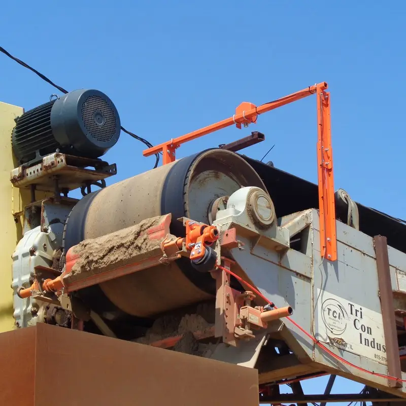 Çin üretici ucuz fiyat birincil poliüretan konveyör kemer temizleyici madencilik için
