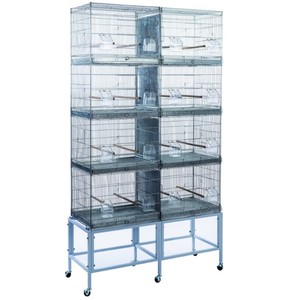กรงนกขนาดใหญ่สำหรับนกแก้ว,กรงนกกรงกรงนกขนาดใหญ่ขาตั้งและล้อ - Product Image 1