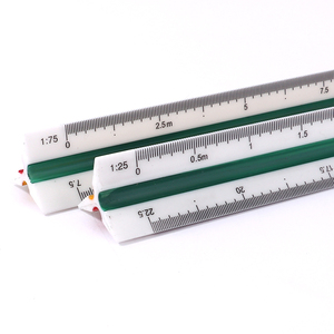 Foska mimari ölçekli cetvel mimarlar için sağlam ABS mimar ölçekli üçgen ölçekli cetvel Draftsman öğrenciler ve mühendisler - Product Image 2