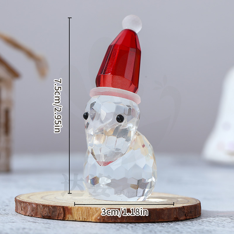 Petit Père Noël en chapeau haut de forme