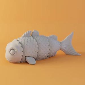 Быстродействующий прототип SLA SLS SLM FDM DMLS услуги 3d-печати 3D модель для FLEXI FISH - Product Image 5