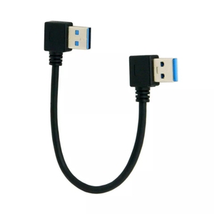 <strong>USB</strong> <strong>3</strong>.<strong>0</strong> <strong>Type</strong> a Male 90 Degree Left Angle to <strong>USB</strong> a <strong>Type</strong> Right Extension Cable