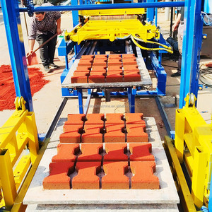 Máquina de bloques de hormigón con vibración completamente automática, máquina de bloques de cemento sólido hueco Uniblock usada con condición de motor PLC usada, 1 unidad, 2 unidades - Product Image 3