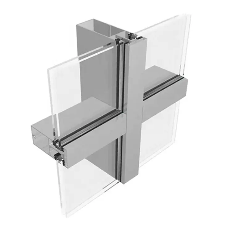 6063 T5 алюминиевые фасадные профили стеклянная крыша алюминий для облицовки стен