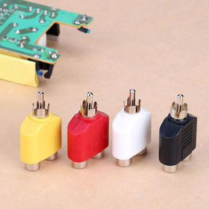 <strong>Audio</strong> Cables RCA Y <strong>Splitter</strong> AV <strong>Audio</strong> Video Plug Converters <strong>1</strong> Male to <strong>2</strong> Female Digital Cables Adapters Jack Plug - Product Image 6