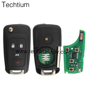 3 + 1ボタンフリップフォルダーリモートカーキー315/433MHz ID46 Chip for Chevrolet Lova Aveo Cruze for Opel for Vauxhall Control Car key - Product Image 1