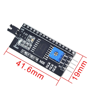 IIC I2C TWI SPI Puerto de placa de interfaz serie 1602 2004 LCD LCD1602 Placa adaptadora Módulo convertidor adaptador LCD PCF8574