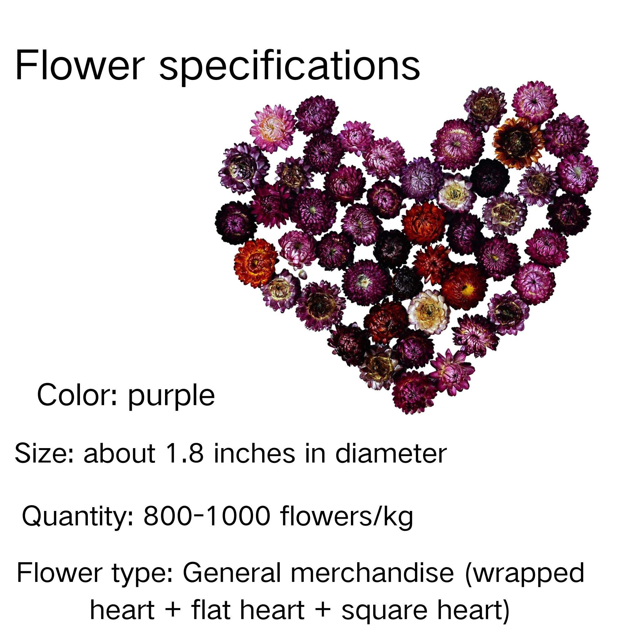 Pourpre (800-1000 fleurs/kg)