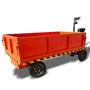モーターパワーを強化し、空港手荷物処理のためのカスタマイズ可能な寸法を備えた電気貨物カート - Product Image 4