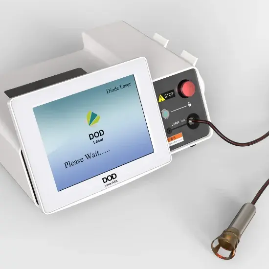 Máquina portátil de cirurgia a laser de diodo 1470nm 980nm PLDD, disco de descompressão a laser percutâneo, hérnia cervical, hérnia dorsal